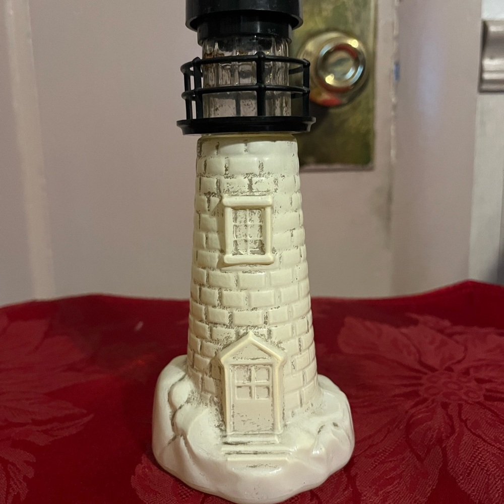 Cream Lighthouse Home Office Decor